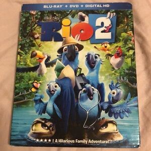 Rio 2 Movie NWOT DVD/Blu-Ray Combo Pack